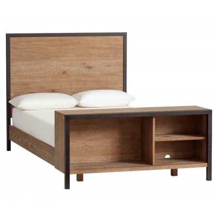YC07 - 145 : Giường Ngủ + Hộc Sách Đuôi Giường